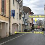 Parking sécurisé à 1' de la Gare de Rennes